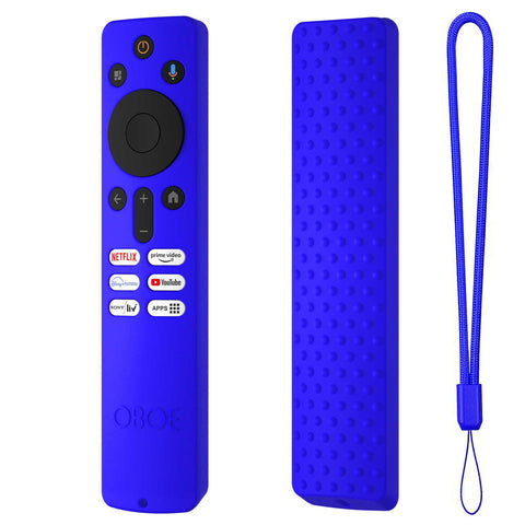 Oboe Silicone TV Remote Cover 'Compatible with' Xiaomi Mi Tv X Series 2024 / X Pro QLED Tv Remote 2024 Model Remote Protective Case with Remote Loop [Remote NOT Included]