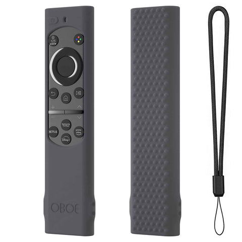 Oboe Silicone Tv Remote Cover Compatible with Samsung Smart Tv Remote BN59-01311 Samsung QLED TV Remote Half Wrap Protective Case with Loop