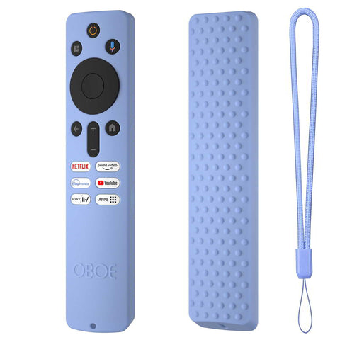 Oboe Silicone TV Remote Cover 'Compatible with' Xiaomi Mi Tv X Series 2024 / X Pro QLED Tv Remote 2024 Model Remote Protective Case with Remote Loop [Remote NOT Included]