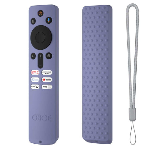 Oboe Silicone TV Remote Cover 'Compatible with' Xiaomi Mi Tv X Series 2024 / X Pro QLED Tv Remote 2024 Model Remote Protective Case with Remote Loop [Remote NOT Included]