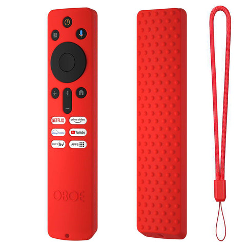 Oboe Silicone TV Remote Cover 'Compatible with' Xiaomi Mi Tv X Series 2024 / X Pro QLED Tv Remote 2024 Model Remote Protective Case with Remote Loop [Remote NOT Included]