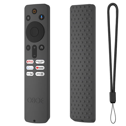 Oboe Silicone TV Remote Cover 'Compatible with' Xiaomi Mi Tv X Series 2024 / X Pro QLED Tv Remote 2024 Model Remote Protective Case with Remote Loop [Remote NOT Included]