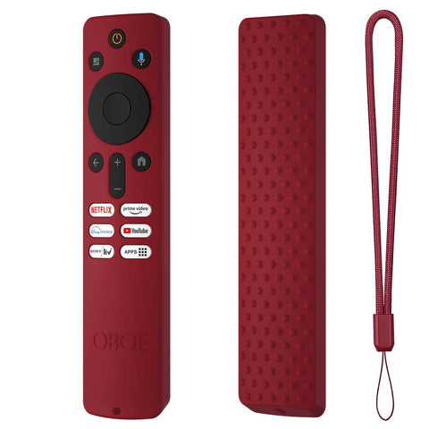 Oboe Silicone TV Remote Cover 'Compatible with' Xiaomi Mi Tv X Series 2024 / X Pro QLED Tv Remote 2024 Model Remote Protective Case with Remote Loop [Remote NOT Included]