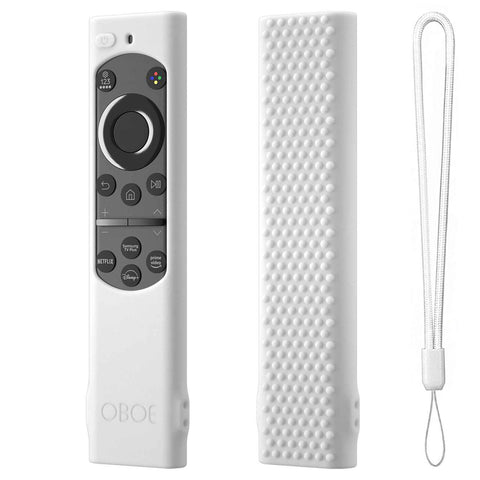 Oboe Silicone Tv Remote Cover Compatible with Samsung Smart Tv Remote BN59-01311 Samsung QLED TV Remote Half Wrap Protective Case with Loop