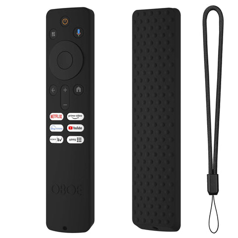 Oboe Silicone TV Remote Cover 'Compatible with' Xiaomi Mi Tv X Series 2024 / X Pro QLED Tv Remote 2024 Model Remote Protective Case with Remote Loop [Remote NOT Included]