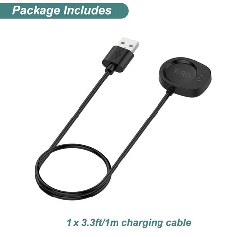 Oboe Charger Compatible with Amazfit T-Rex 3 Watch Fast Charger Adapter USB Cable