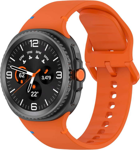 OBOE Silicone Strap Threadline Band 'COMPATIBLE WITH' Samsung Galaxy Watch 8 40mm 44mm/Galaxy Watch 8 Classic [WATCH NOT INCLUDED]