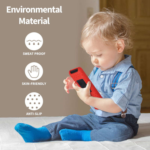 Oboe Silicone Tv Remote Cover Compatible with Samsung Smart Tv Remote 2025 Half Wrap Case with Lanyard [Remote NOT Included]