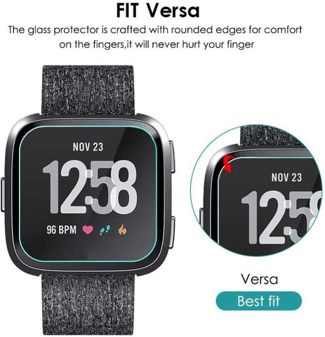 Oboe Watch Tempered Glass Compatible with Fitbit