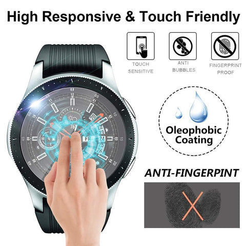 Oboe 42mm 2.5D Screen Tempered Guard Compatible with Samsung Galaxy Watch S2 / Gear Sports / 42mm