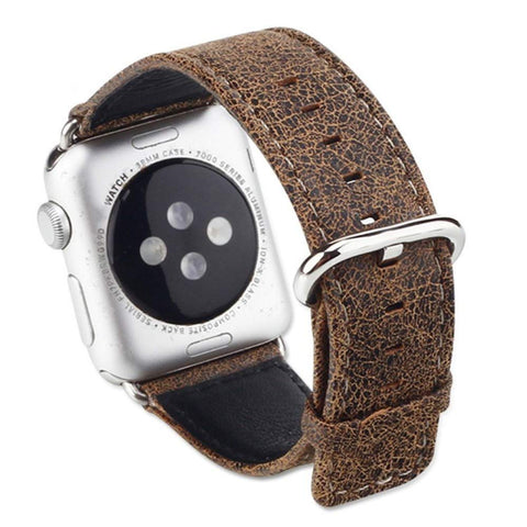 Oboe Leopard Crack Style 40mm Smart Watch Replacement Strap Compatible with Apple Watch