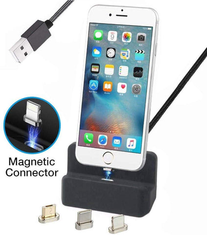 Oboe Magnetic Charging pin 3A Fast Charging Micro USB Port Charging Dock station