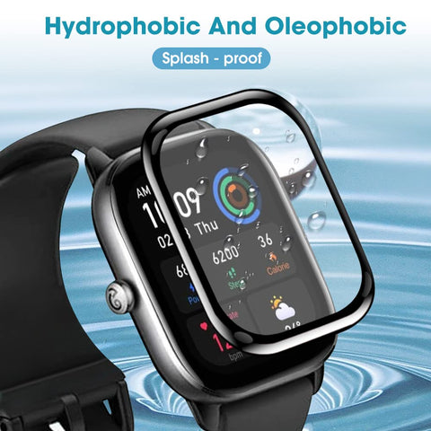 Oboe 3D Curved Screen Protector Compatible with Amazfit GTS 4 Mini Watch