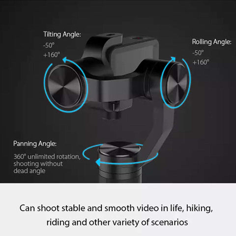 Oboe 3-axis Brushless Handheld Gimbal Stabilizer for Sports 4K Camera