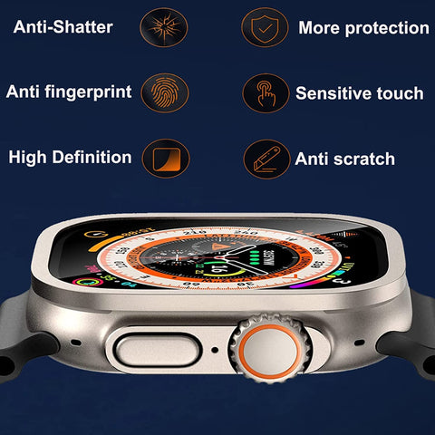 Oboe 49mm Screen Tempered Guard Compatible with Apple Watch Ultra