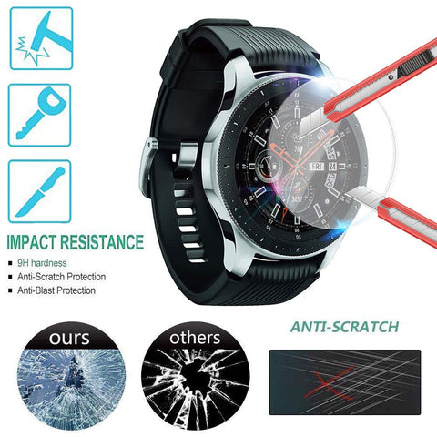 Oboe 42mm 2.5D Screen Tempered Guard Compatible with Samsung Galaxy Watch S2 / Gear Sports / 42mm