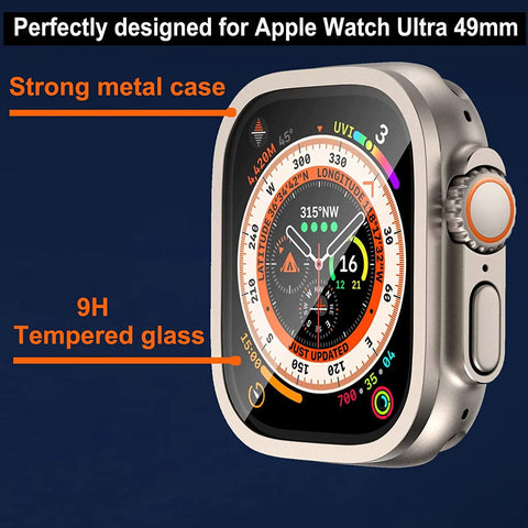 Oboe 49mm Screen Tempered Guard Compatible with Apple Watch Ultra