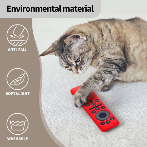 Oboe Silicone Tv Remote Cover Compatible with Samsung Smart Tv Remote 2025 Full Wrap Case with Lanyard [Remote NOT Included]