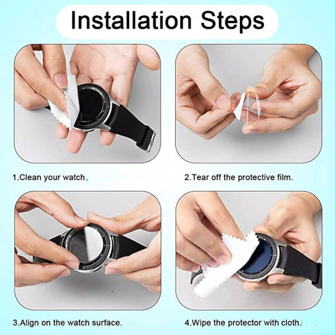 OBOE 40mm 3D Curved Tempered Glass Screen Protector Compatible