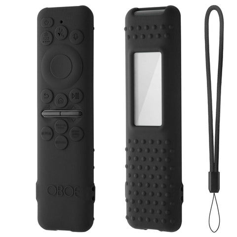 Oboe Silicone Tv Remote Cover Compatible with Samsung Smart Tv Remote 2025 Key Cover Case with Lanyard [Remote NOT Included]