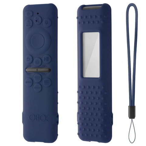 Oboe Silicone Tv Remote Cover Compatible with Samsung Smart Tv Remote 2025 Key Cover Case with Lanyard [Remote NOT Included]