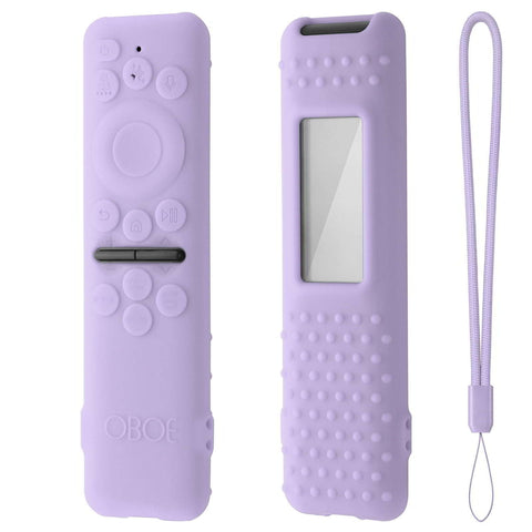 Oboe Silicone Tv Remote Cover Compatible with Samsung Smart Tv Remote 2025 Key Cover Case with Lanyard [Remote NOT Included]