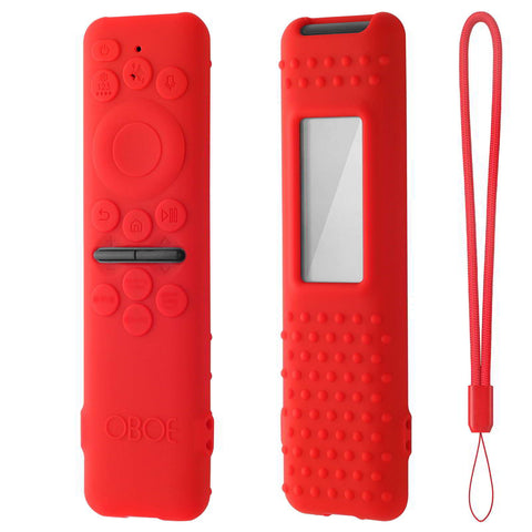 Oboe Silicone Tv Remote Cover Compatible with Samsung Smart Tv Remote 2025 Key Cover Case with Lanyard [Remote NOT Included]