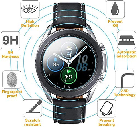 Oboe 45mm Screen Tempered Guard Compatible with Samsung Galaxy Watch 3