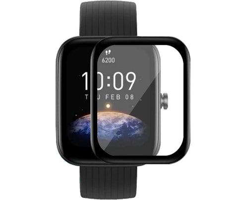 Oboe 3D Curved Screen Protector Compatible with Amazfit Bip 3 / Bip 3 Pro Watch