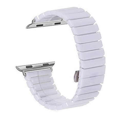 Oboe 44mm Strap Butterfly Buckle Ceramic Strap Compatible with Apple Watch iWatch