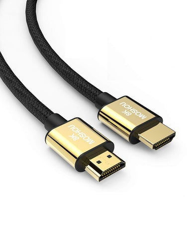 Oboe 0.5M Ultra High Speed HDMI 2.1 Cable support 8K/60Hz, 4K/120Hz, 3D Ultra HDR 48Gbps HiFi eARC Dolby Atmos HDCP2.2