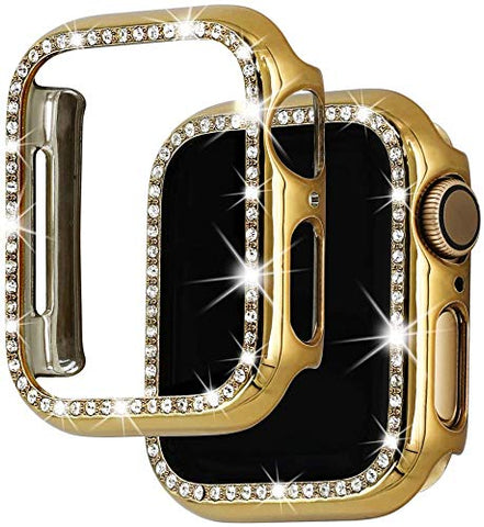 Oboe 44mm PC Case Crystal Rhinestone Protective Cover Compatible with iWatch Apple Watch 4/5