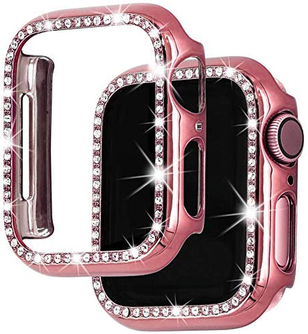 Oboe 40mm PC Case Crystal Rhinestone Protective Cover Compatible with iWatch Apple Watch 4/5